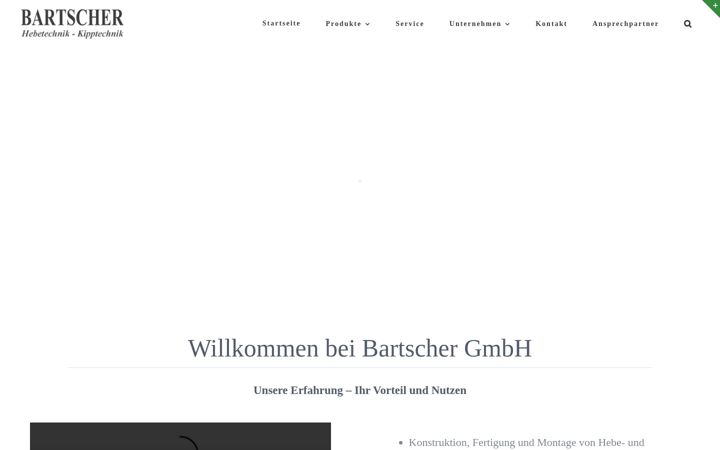 Screenshot stránky bartscher-foerdertechnik.de