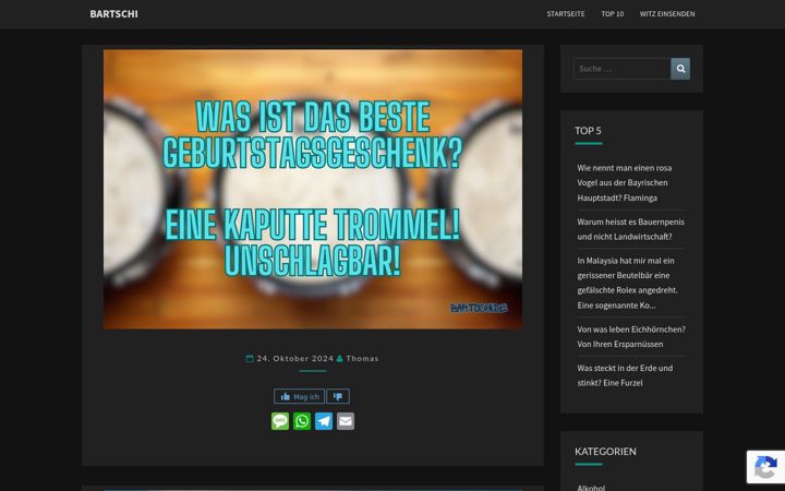 Screenshot of bartschi.de