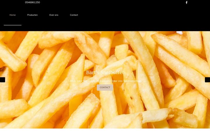 Screenshot of bartssnelbuffet.nl
