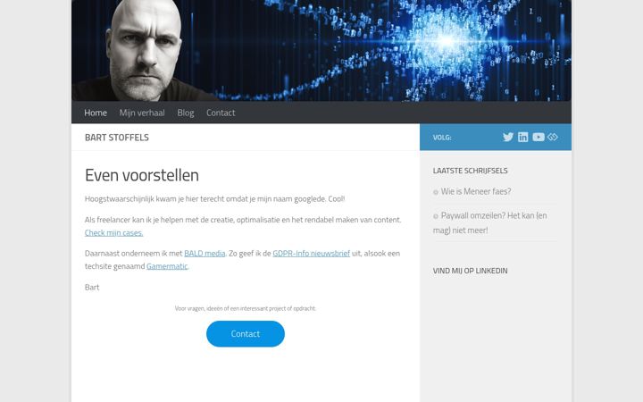 Screenshot of bartstoffels.be