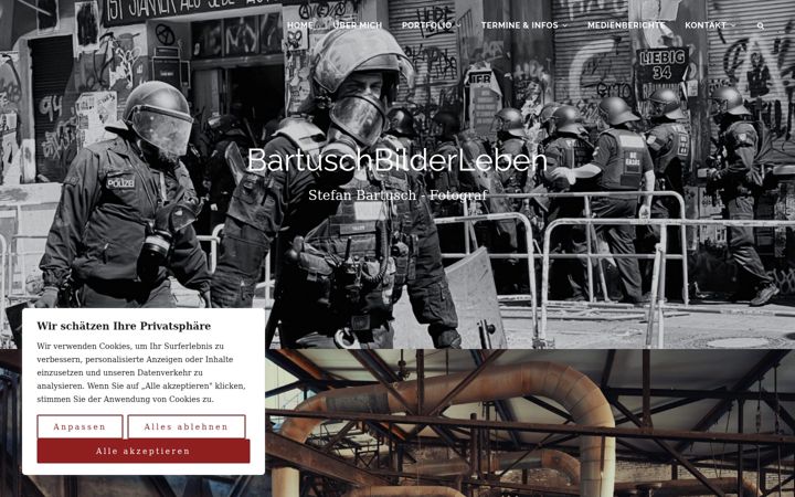 Screenshot of bartusch-bilderleben.com
