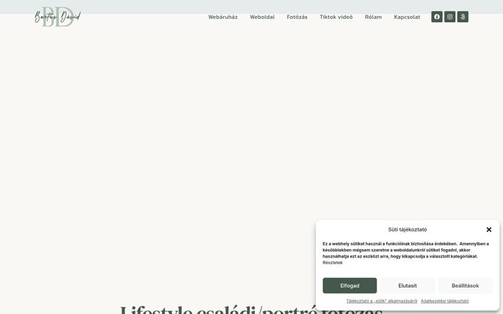 Screenshot of bartusdavid.hu