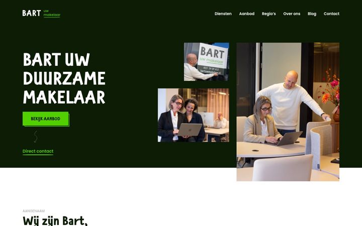 Screenshot of bartuwmakelaar.nl