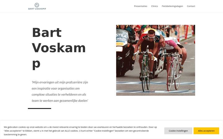 Screenshot stránky bartvoskamp.nl