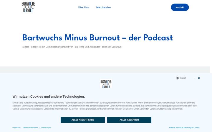Screenshot stránky bartwuchs-burnout.de
