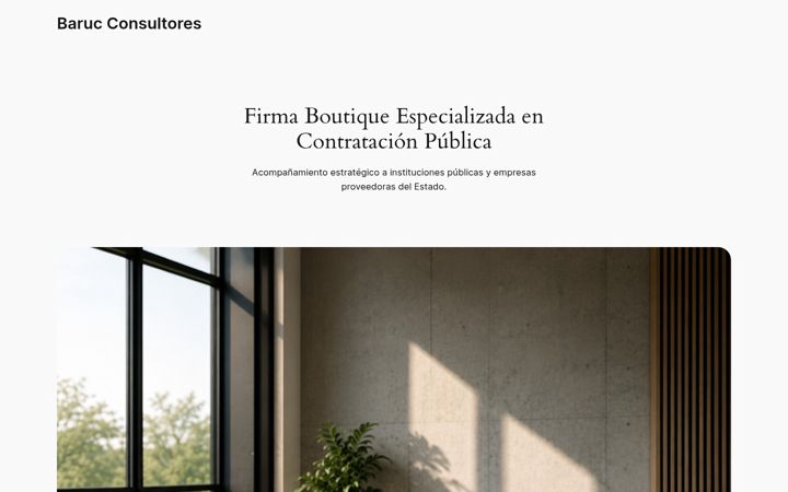 Screenshot of barucconsultorescr.com