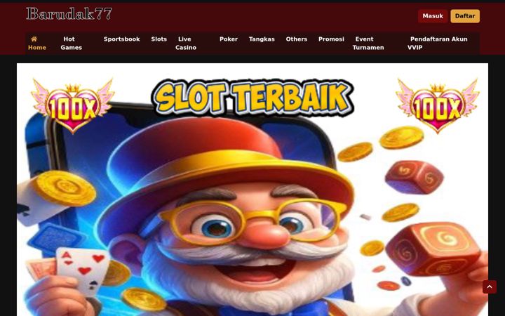 Screenshot of barudak77.com