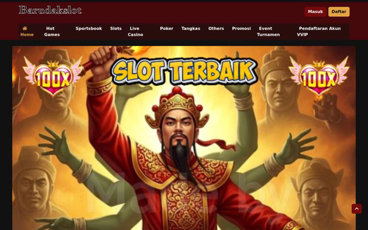 Screenshot of barudakslot.com