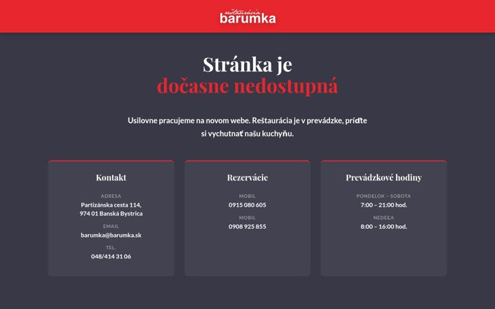 Screenshot of barumka.sk