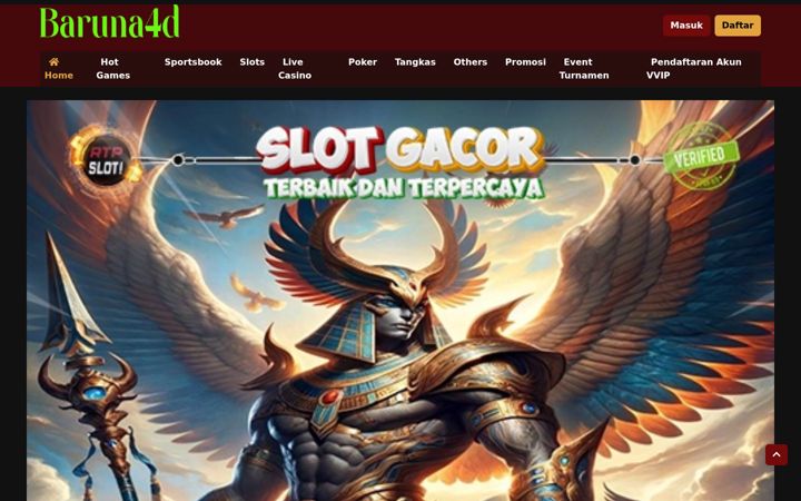 Screenshot of baruna4d.com