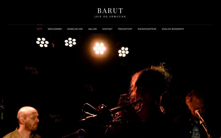 Screenshot of barut.no