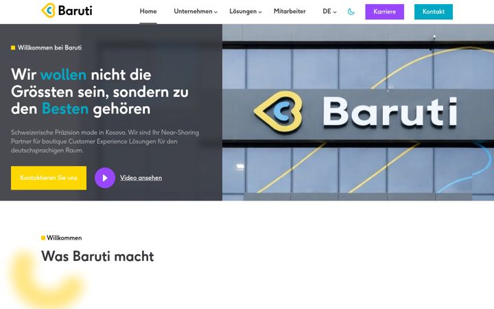 Screenshot of baruti.ch