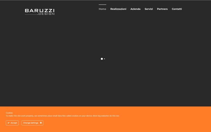 Screenshot of baruzzidesign.it