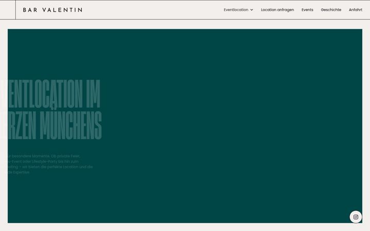 Screenshot of barvalentin.de