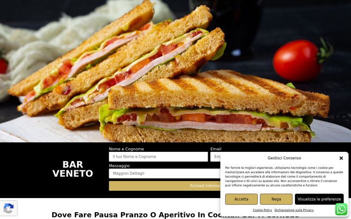 Screenshot of barveneto.eu