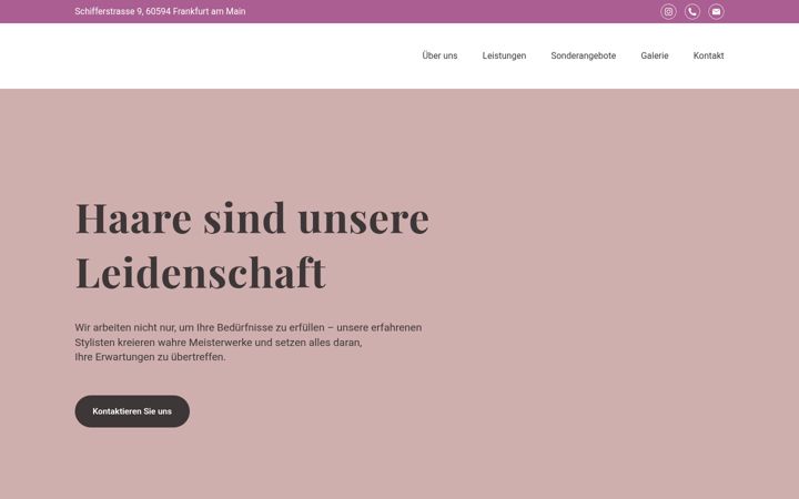 Screenshot of barvihairbeauty.com