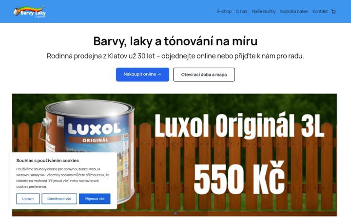 Screenshot of barvy-cuplova.cz