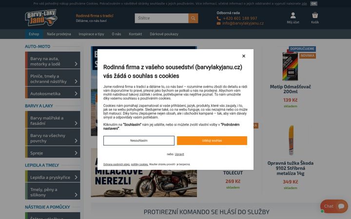Screenshot of barvylakyjanu.cz