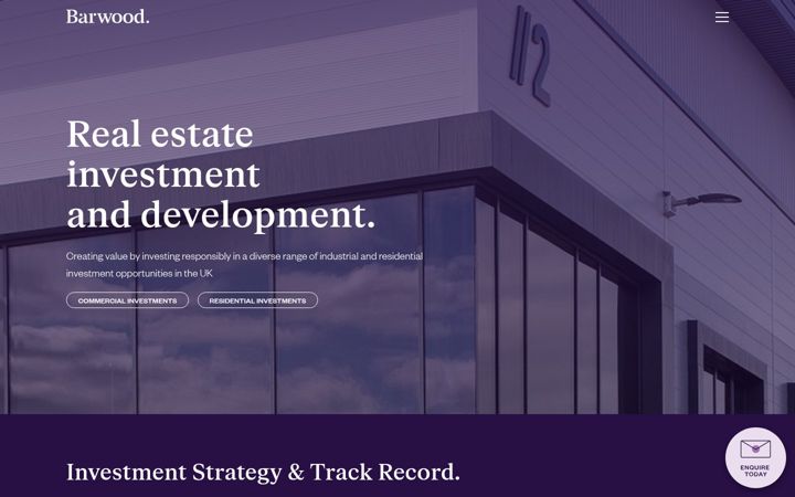 Screenshot stránky barwoodcapital.co.uk