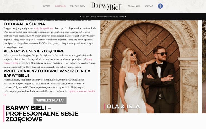Screenshot von barwybieli.pl