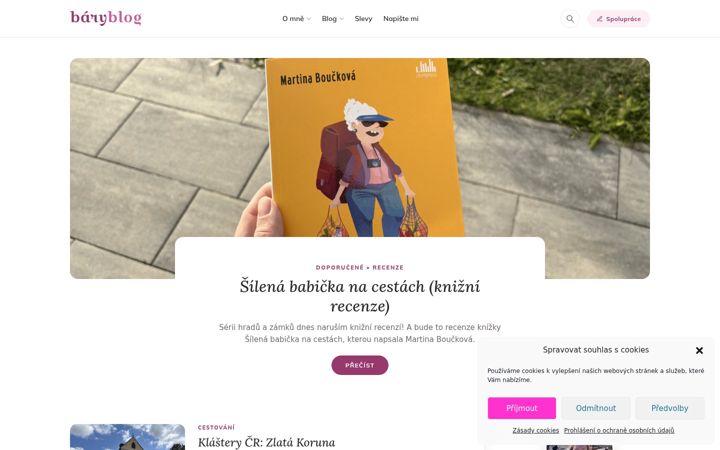 Screenshot of baryblog.cz