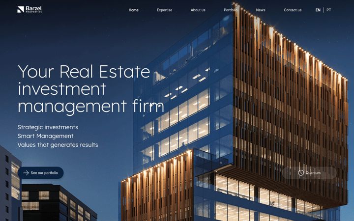 Screenshot του barzelproperties.com.br