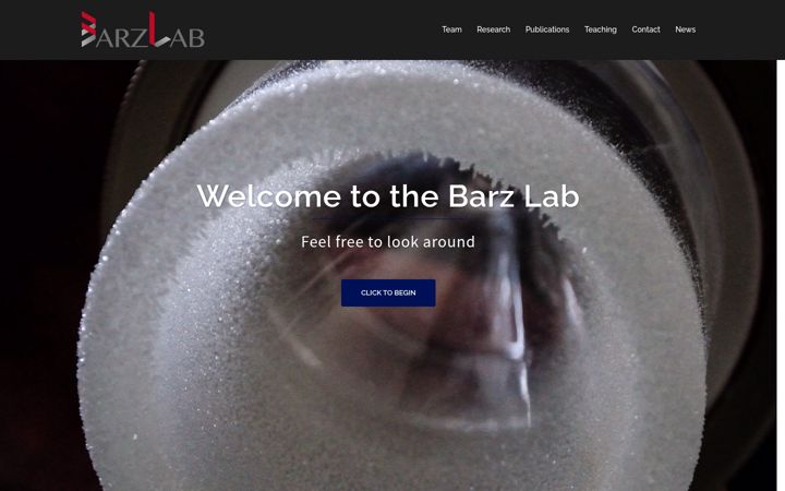 Screenshot of barzlab.com