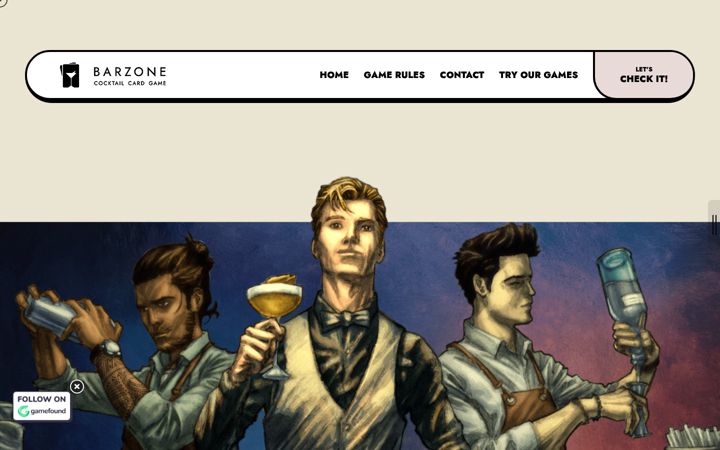 Screenshot of barzone.hu