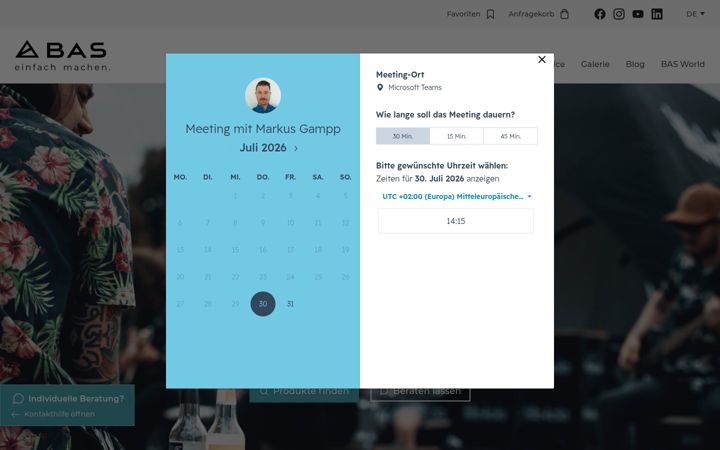 Screenshot of bas-innovation.de