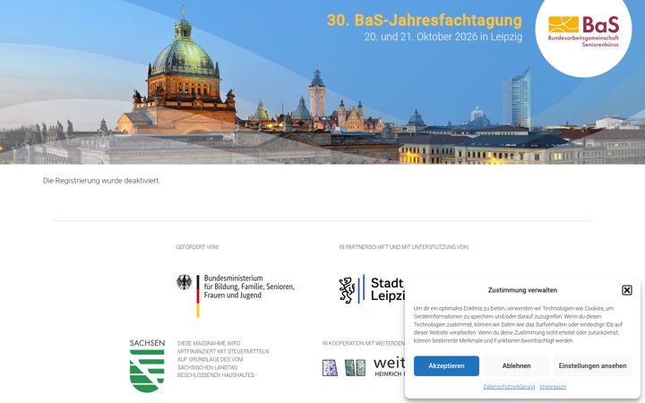 Captura de pantalla de bas-tagung.de