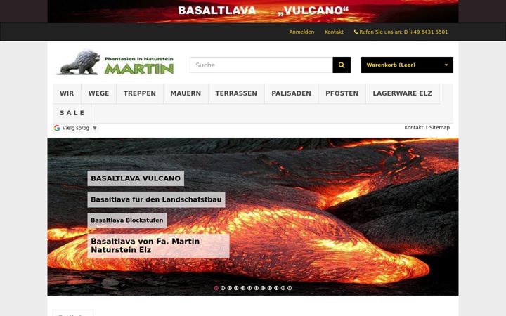 Screenshot of basaltlava.eu