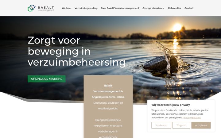 Screenshot of basaltverzuimmanagement.com