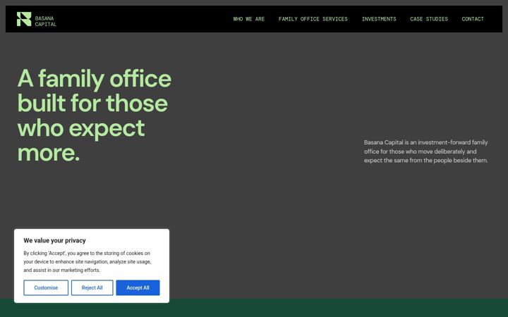 Screenshot of basanacapital.com