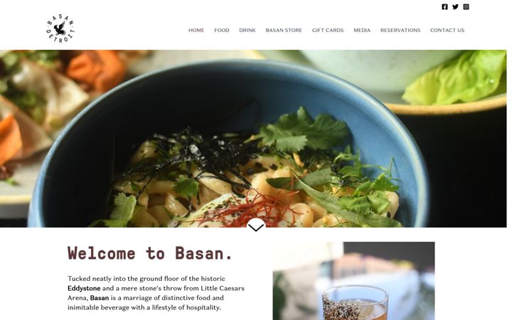 Screenshot of basandetroit.com