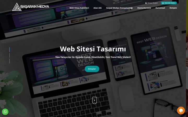 Screenshot of basaranmedya.com