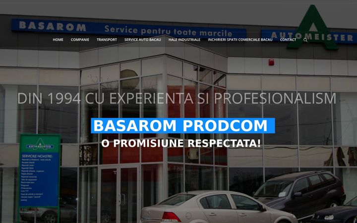 Screenshot of basarom.ro