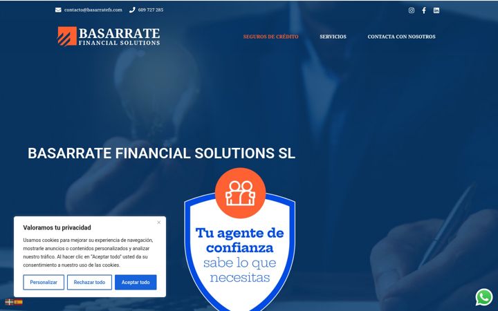 Screenshot of basarratefs.com