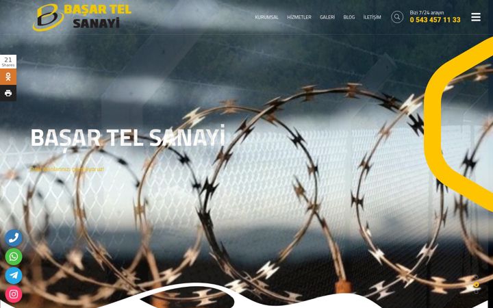 Screenshot of basartel.com
