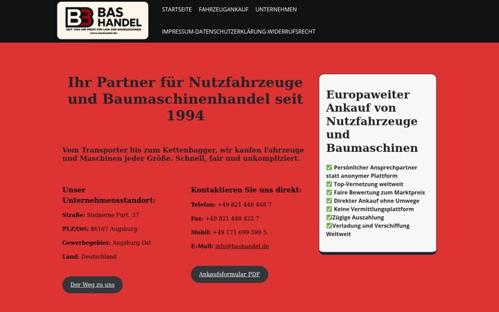 Screenshot of basautomobile.de