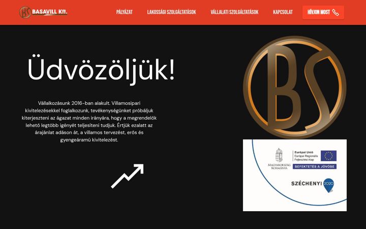 Screenshot of basavill.hu