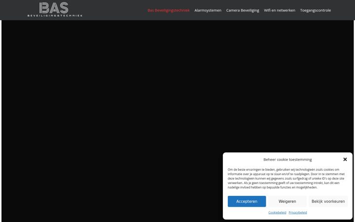 Screenshot of basbeveiligingstechniek.nl