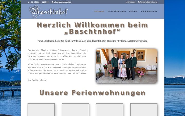 Screenshot of baschtnhof.de
