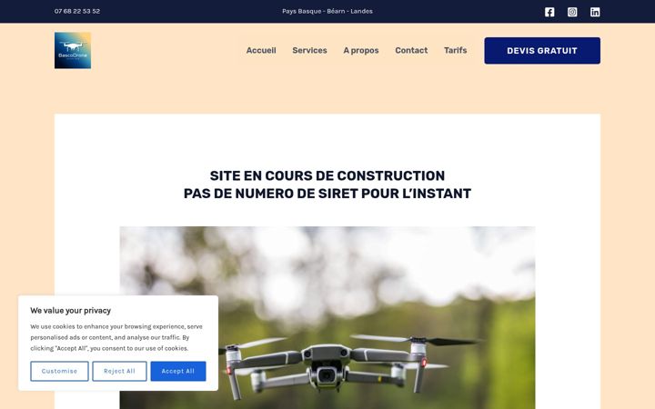 Képernyőkép: bascodrone.fr
