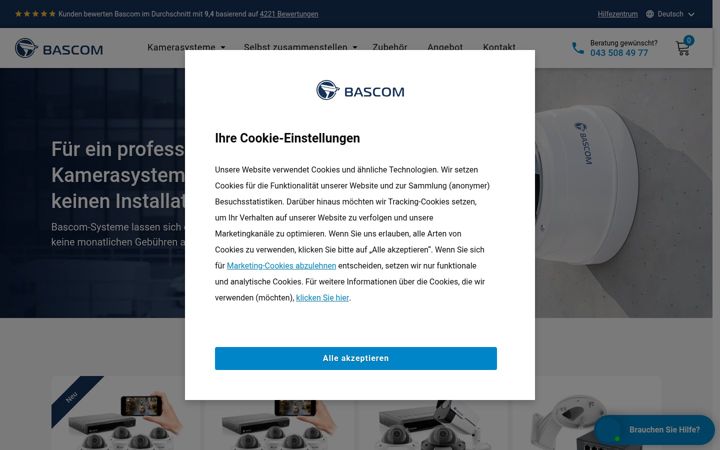 Ekrānuzņēmums no bascom-kameras.ch