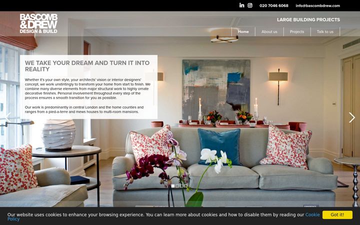 Screenshot of bascombdrew.com