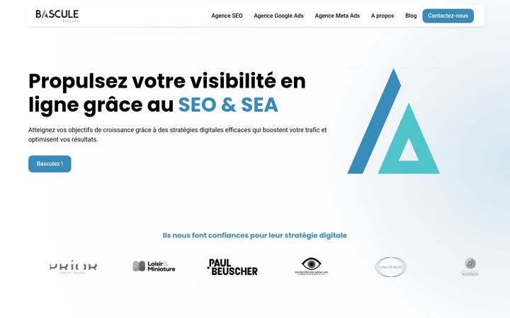 Screenshot of bascule-digital.com
