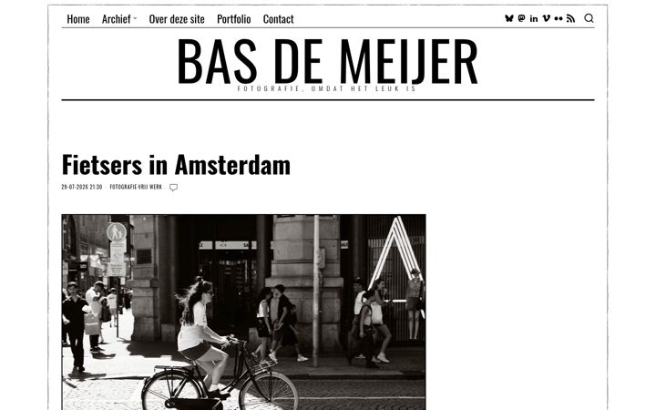 Screenshot of basdemeijer.nl