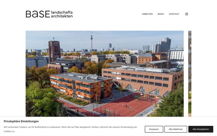 Screenshot of base-la.de