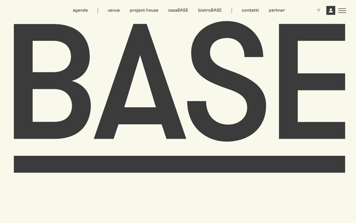 Screenshot of base.milano.it