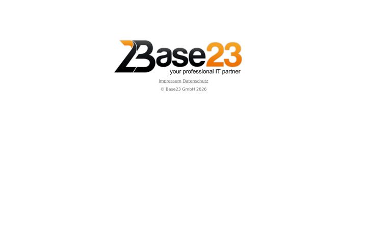 Screenshot of base23.de